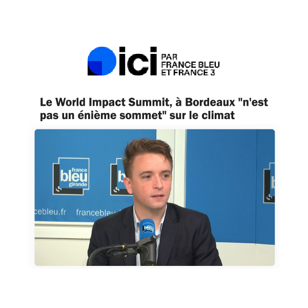 L'objectif précise son président, et également élu d'opposition à Bordeaux, Nicolas Pereira, c'est de "faire un peu ce que font les COP à une échelle internationale, mais à l'échelle des entreprises, des acteurs de la société civile, capables d'agir de façon concrète et rapide. Donc, ce n'est pas un énième sommet sur le climat !", martèle-t-il.